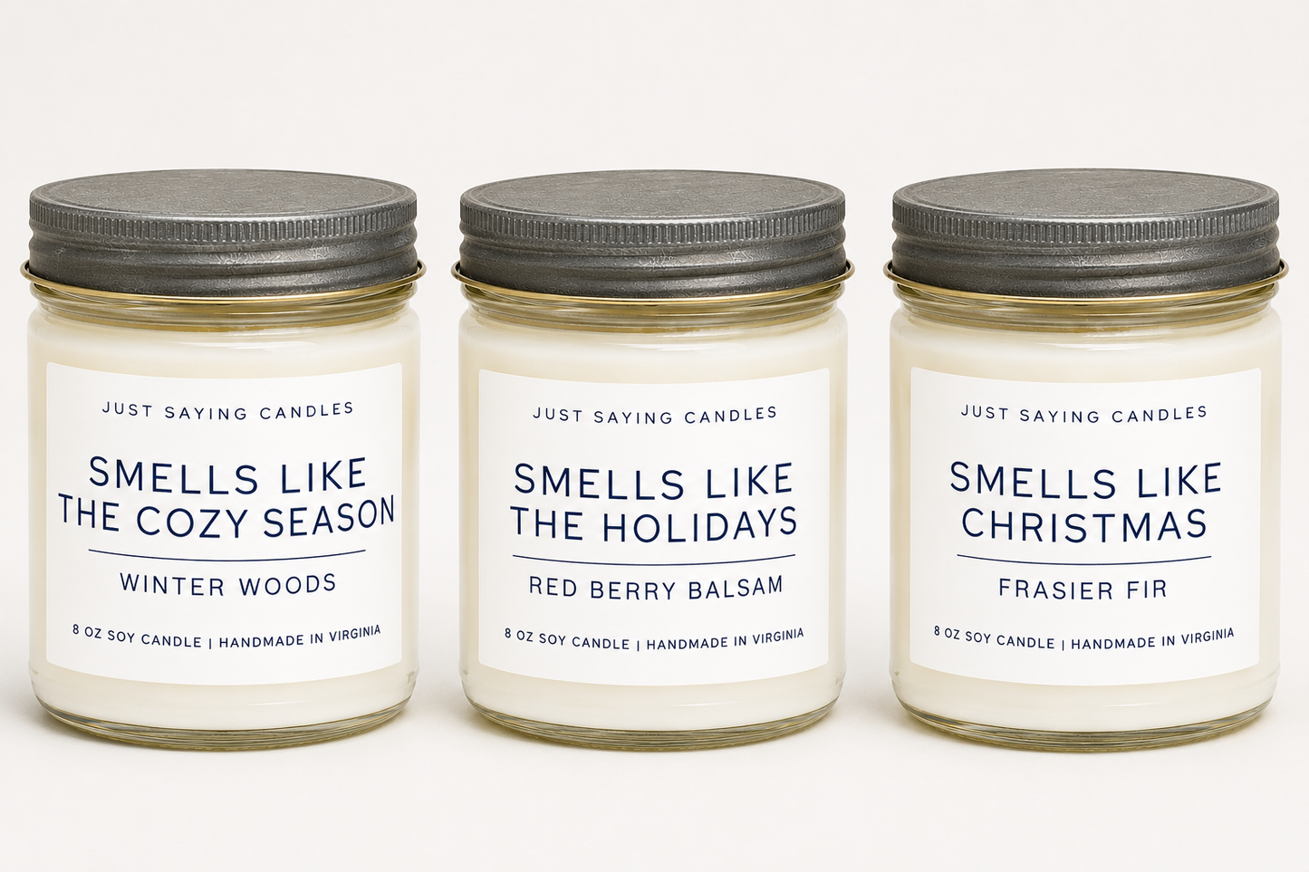 Smells like the Cozy Season - Winter Woods Soy Candle