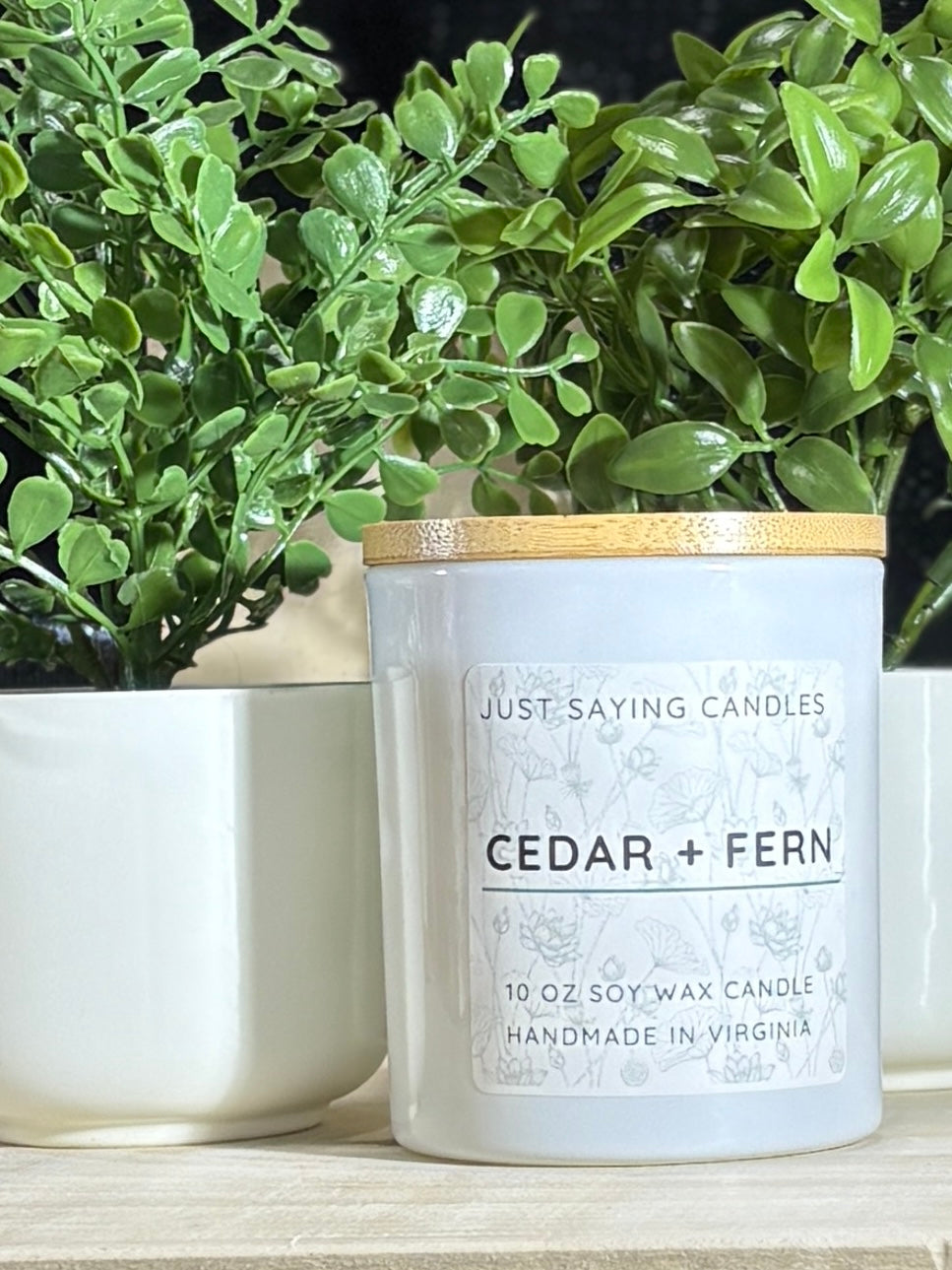 Cedar + Fern Home Collection Soy Candle