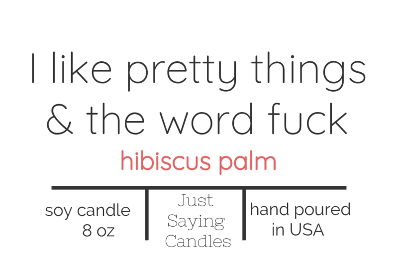 Hibiscus Palm Candle | Honeydew Melon Candle | just saying candles