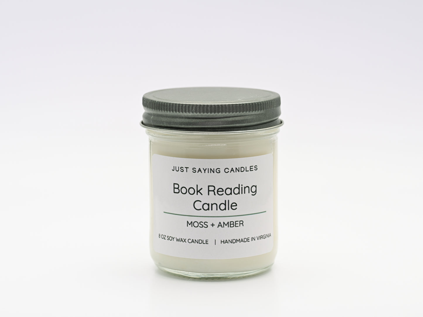 Book Reading Candle