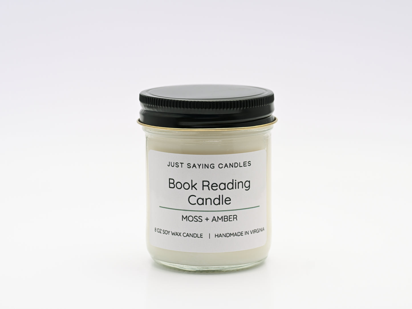 Book Reading Candle
