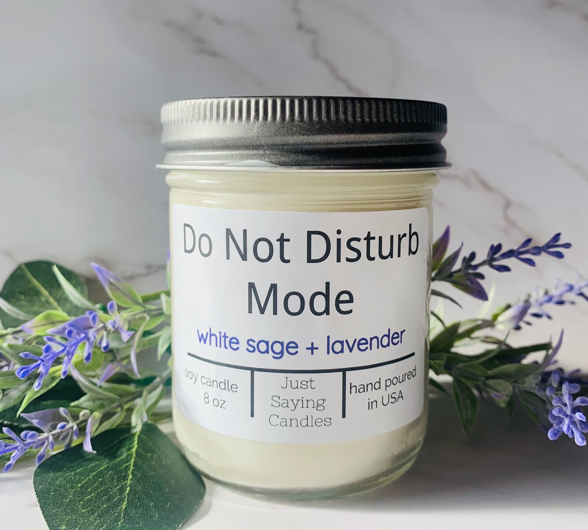 Lavender Scented Candles | Do Not Disturb Candle | just saying candles