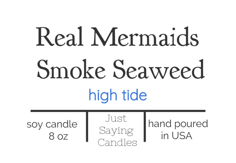 Ozone Scented Candle | High Tide Candle | just saying candles