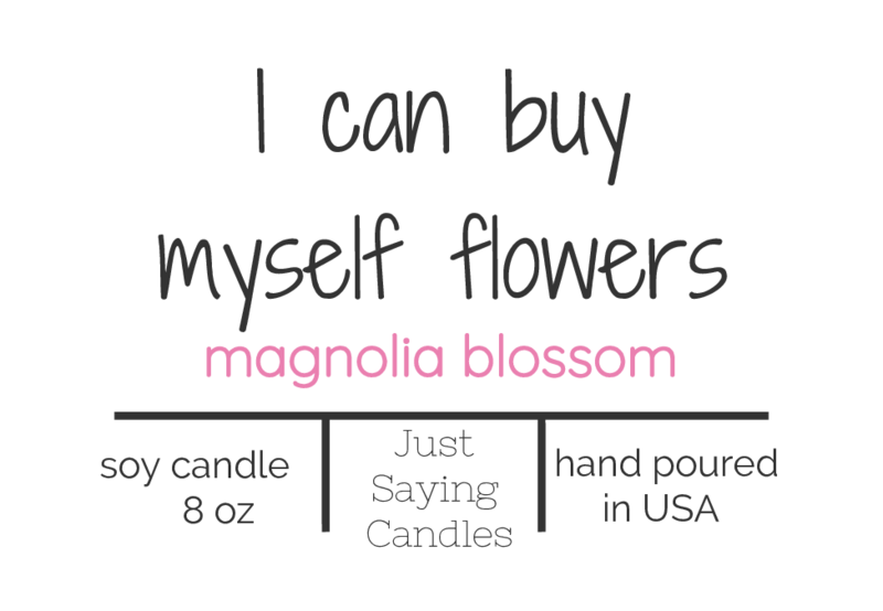 Cherry Blossom Candle | Floral Scent Candles | just saying candles